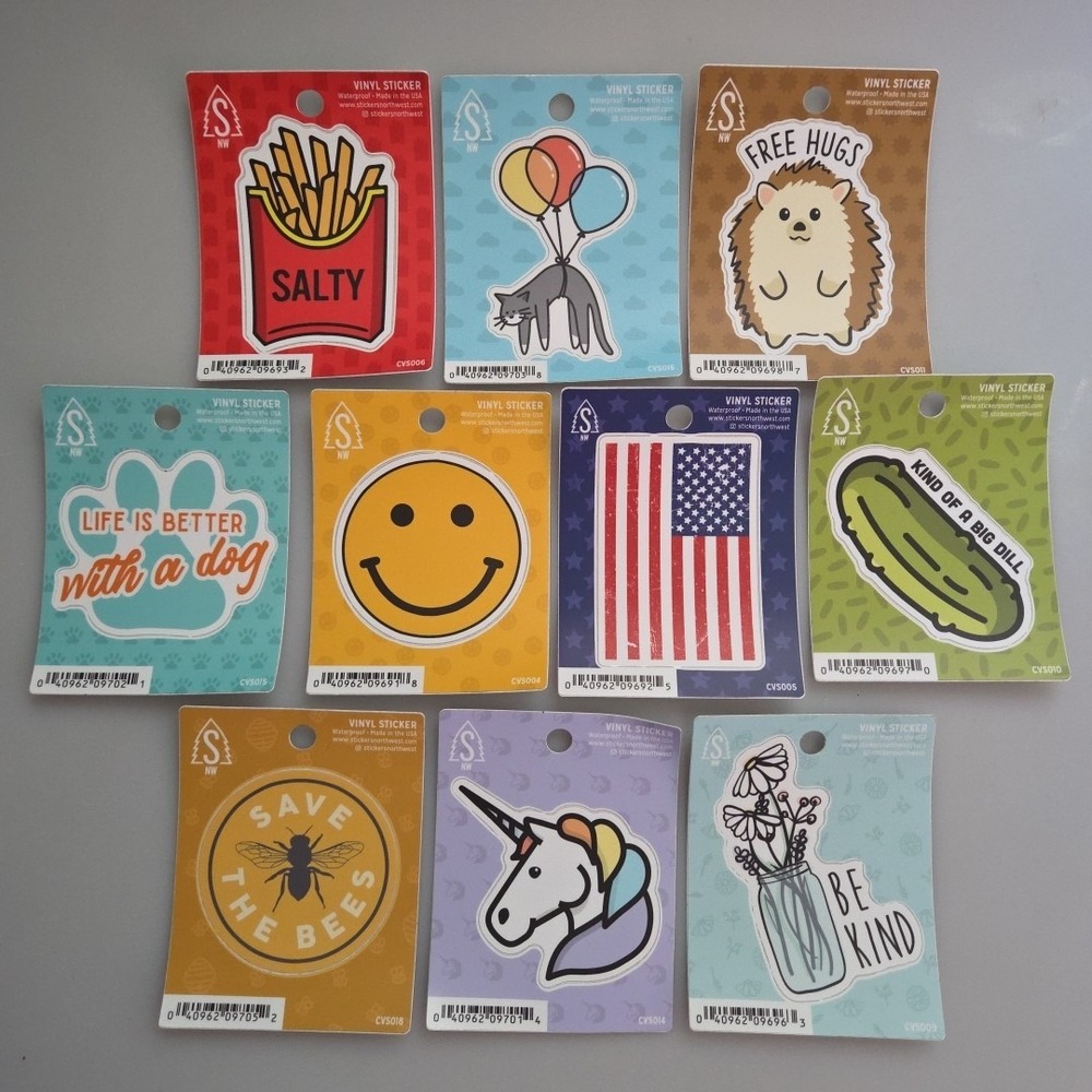 Stickers Northwest Vinyl Waterproof qty‎ 10 Stickers